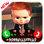 Baby Boss Fake Call icon