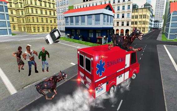 Ambulance Rescue Drive: Zombie screenshot 14