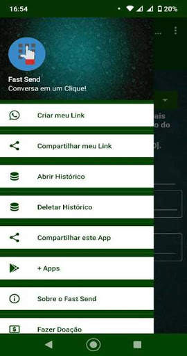 Fast Send -Abrir no WhatsApp Conversa em um clique screenshot 3