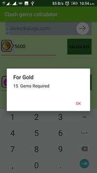 Clash Gems Calculator screenshot 3