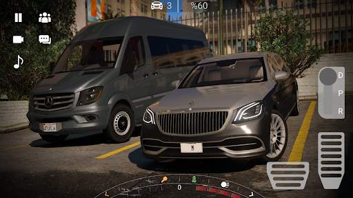 Car Driving Mercedes Maybach स्क्रीनशॉट 2