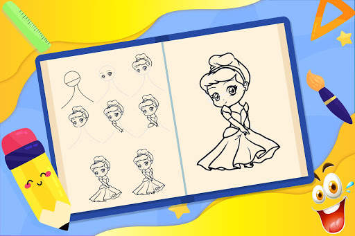 Learn How to Draw Cute Girls screenshot 5