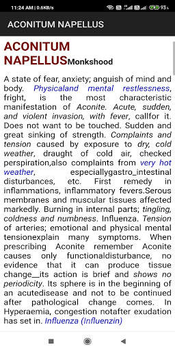 Homoeopathic Materia Medica screenshot 2