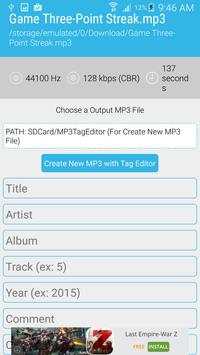 MP3 Tag Editor screenshot 3