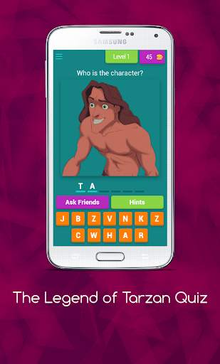 The Legend of Tarzan Quiz screenshot 1
