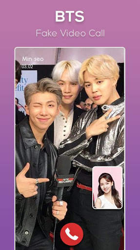 BTS Fake Video Call screenshot 1