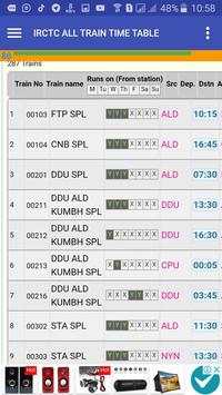 IRCTC ALL TRAIN TIME TABLE screenshot 6