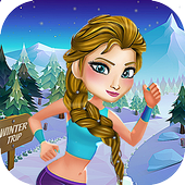 Subway Ice Princess Running icon
