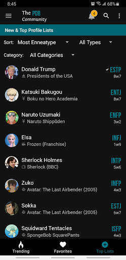 Personality Database: Real & Fictional People screenshot 4