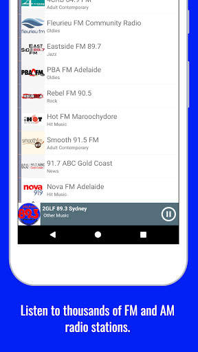 Radio and Music - Free Live FM Player for android! screenshot 2