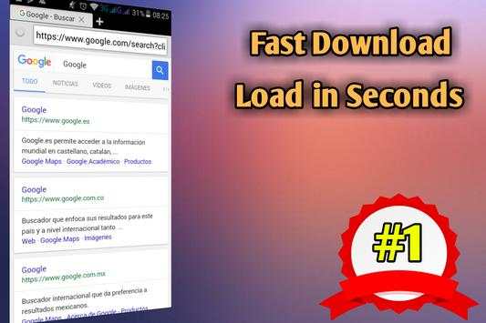 Web Browser Android screenshot 1