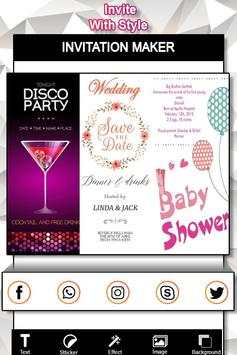 Invitation Card Maker : Flyer Creator 5 تصوير الشاشة