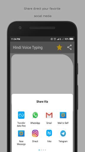 Hindi Keyboard (Voice Typing) скриншот 2