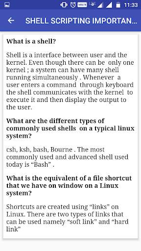 Linux Shell Script concepts - Learn Linux screenshot 6