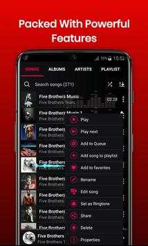 BlackPlayer Music Player screenshot 2