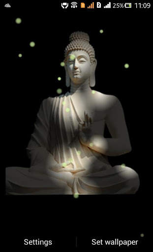 Buddha Fireflie Live Wallpaper screenshot 1