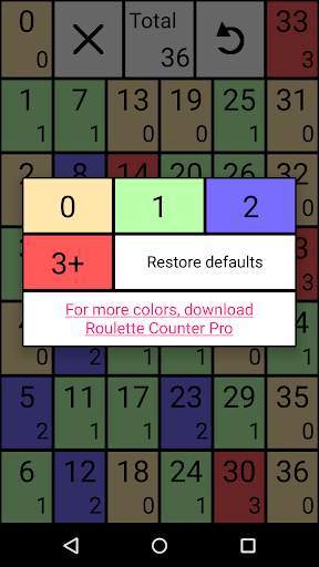 Roulette Counter Free screenshot 7