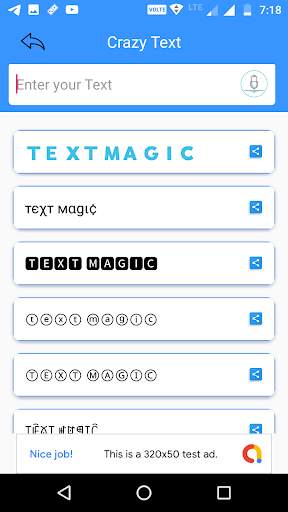 Text Magic - Text repeater,Fancy fonts screenshot 2