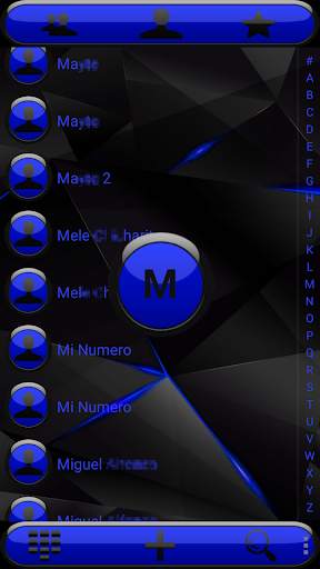 THEME FUTURA BLUE EXDIALER screenshot 3