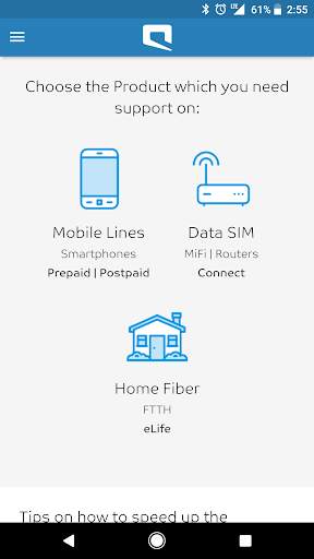 Mobily Support App screenshot 1