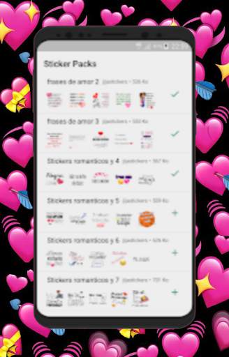 Stickers romanticos y frases de amor para WhatsApp screenshot 7