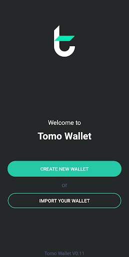 Tomo Wallet screenshot 1