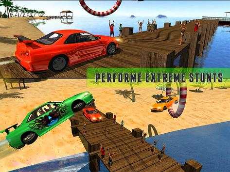 Water Surfing Car Racing Stunt screenshot 11