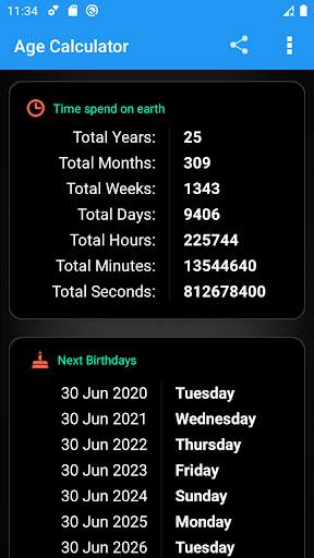 Age Calculator screenshot 3