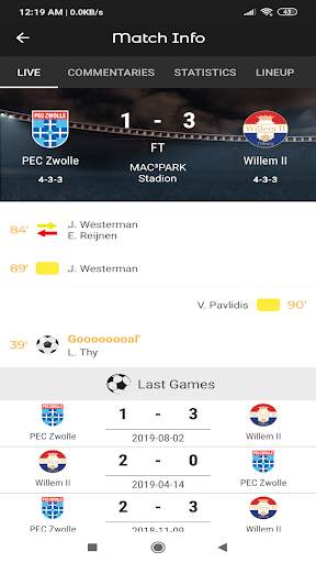 Live Sports Scores, News, Stats: Fotbolista screenshot 3