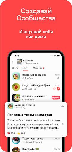 Gem Space: блоги, чаты, звонки скриншот 6