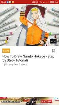 Tutorial Drawing Anime Naruto screenshot 1