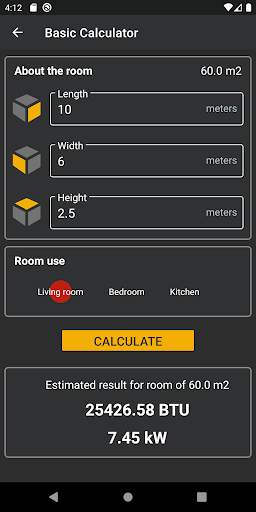 BTU Calculator Lite - AC and Heat Pump screenshot 2