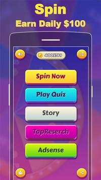 Spin - Earn Daily $100 screenshot 1