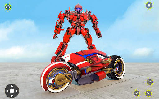 Bike Robot Car Game: Police Robot Transform Games screenshot 8