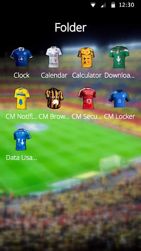 Soccer jerseys theme screenshot 3