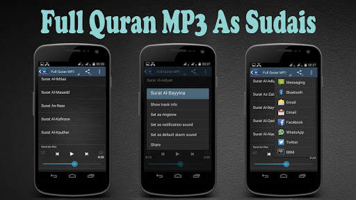 Full Quran MP3 As Sudais screenshot 1