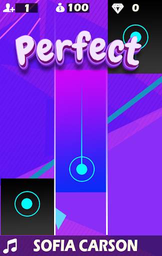 Sofia Carson Piano Tiles screenshot 3