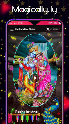 Magical: Particle.ly Video Status Maker screenshot 2