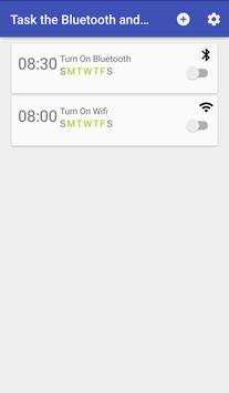 Bluetooth and Wifi Scheduler screenshot 1