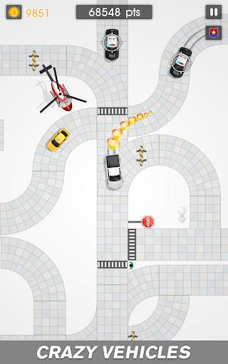 Hot Pursuit Police Car Chase - Driving Games Free screenshot 2