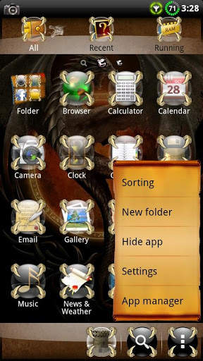 Dragon GO Launcher EX Theme screenshot 2