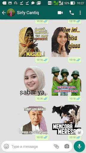 Stiker WA Lucu Untuk Whatsapp WAstickerApps screenshot 6