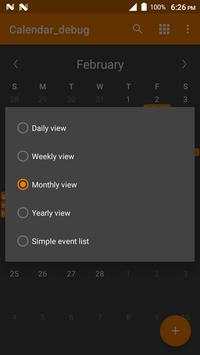 Calender screenshot 7
