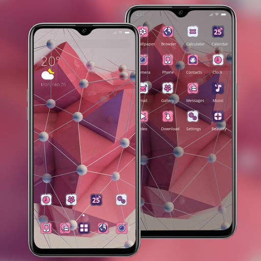 Abstract theme Dotted line surface screenshot 2