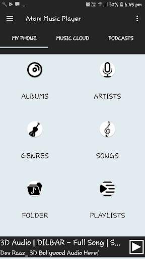 Music Player - Playlists, Music Cloud, Podcasts screenshot 1
