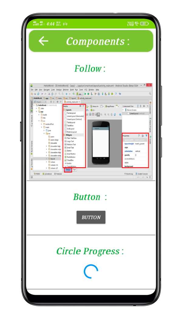 Tutorials For Android Studio® Quiz and Example-Pro screenshot 8