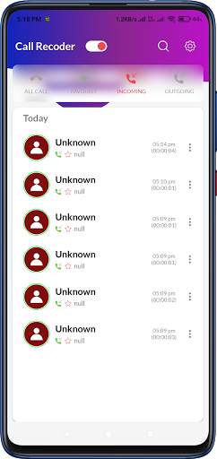 Automatic call recording: call recoder screenshot 2