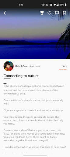 MyBlog - Blogging app screenshot 2