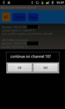 Bluetooth remote control screenshot 3