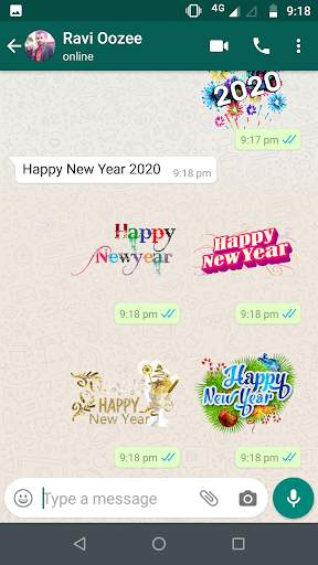 New Year Stickers for WhatsApp screenshot 4